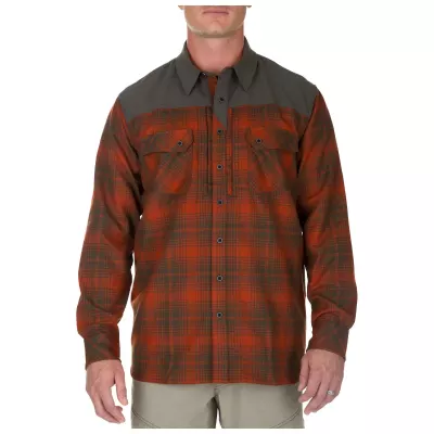 Сорочка тактична "5.11 Sidewinder Flannel Shirt" Fireball