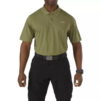Футболка поло тактична з коротким рукавом "5.11 Pinnacle Short Sleeve Polo" Fatigue