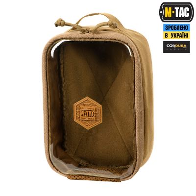 M-Tac органайзер утилитарный прозрачный Elite Small Gen.II Койот