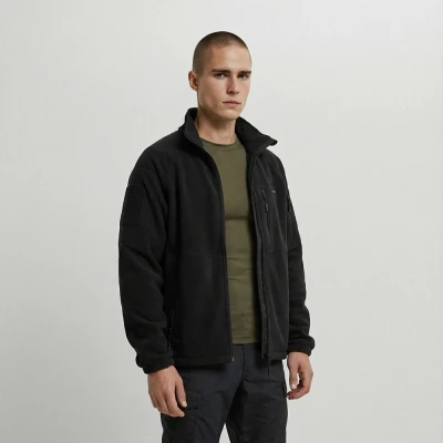 Флісова кофта Patrol Pullover Fleece Gen 2. Polyester, windproof. Чорний