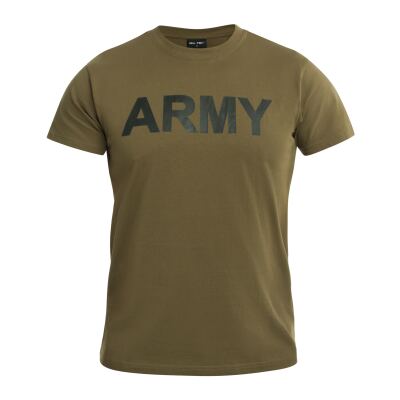 Футболка с рисунком "ARMY" Olive
