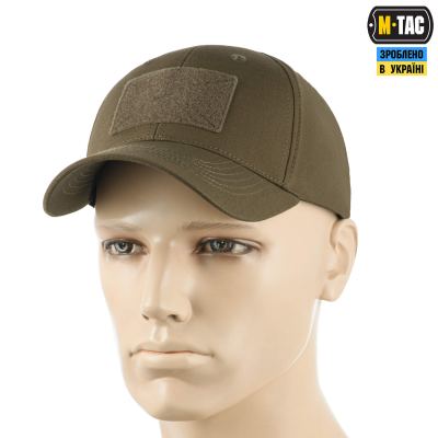 Бейсболка тактична M-Tac Elite Flex ріп-стоп Dark Олива