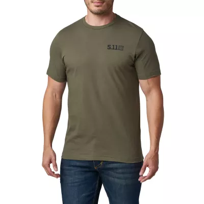 Футболка з малюнком "5.11 Tactical® Ballistic Meditation" RANGER GREEN