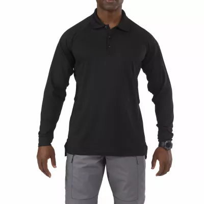 Рубашка поло с длинным рукавом "5.11 Tactical Perfomance Long Sleeve Polo" Black