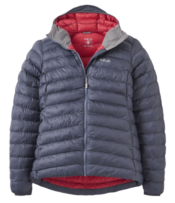 Жіноча хайкінгова куртка Rab Cirrus Alpine Jacket Wmns, Steel