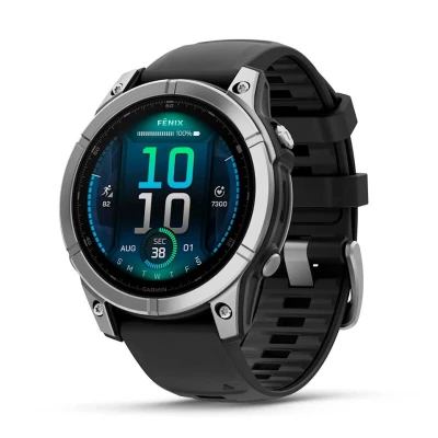 Смарт-годинник Garmin Fenix E Stainless Steel/Black, GPS, 47 мм. Чорний