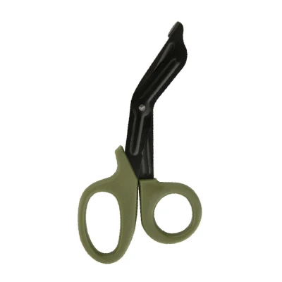 Ножницы тактические черные для полевой медицины (черное лезвие). Размер: 18.3 х 9.2 см. Ручка - олива Ножницы тактические черные для полевой медицины (черное лезвие). Размер: 18.3 х 9.2 см. Ручка - олива