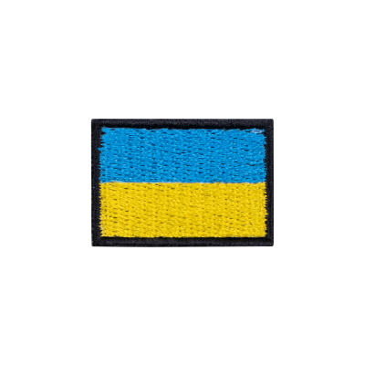 Нашивка на липучці "Прапор України" Синьо-жовтий