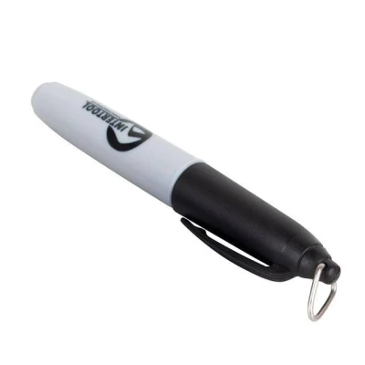 Маркер перманентный INTERTOOL. Длина 93 мм. Цвет написания черный Маркер перманентный INTERTOOL. Длина 93 мм. Цвет написания черный