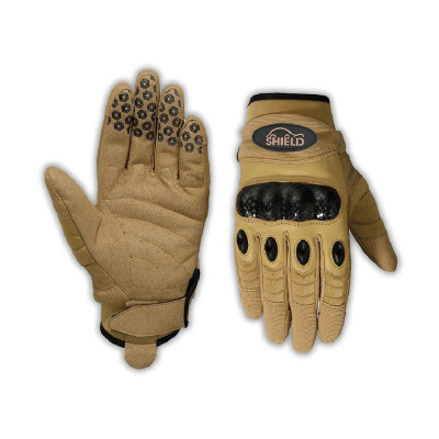 Рукавички тактичні Shield Germany® Tactical Carbon Glove. Койот. Розмір M