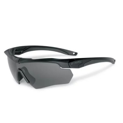 Очки баллистические ESS® Crossbow One Black with Smoke Gray Lense. 100% UVA/UVB безопасностьESS