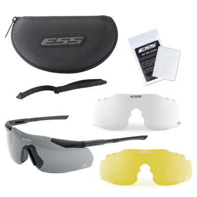 Окуляри захисні серії "ESS ICE NARO 3LS Kit" Black