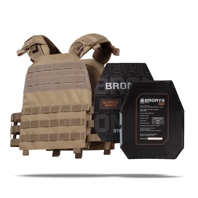 Бронежилет 3 класу (M.V.P.). Вага 2.9 кг. Поліетиленові плити 0.99 кг. Койот