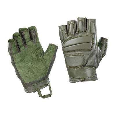 Рукавички M-Tac безпалі шкіряні Assault Tactical Mk.1, Олива