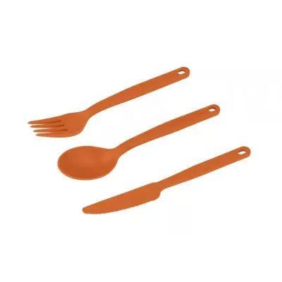 Набір столового приладдя Sea to Summit Camp Cutlery Set 3P – Помаранчевий