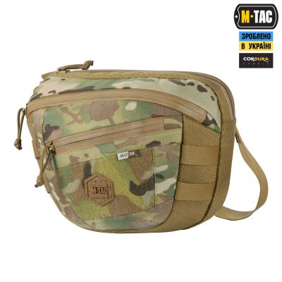 Сумка M-Tac Sphaera Hex Hardsling Bag Large з липучкою Elite Мультикам/Койот