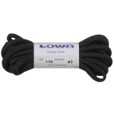Шнурки LOWA ATC Lo 110 cm, чорний