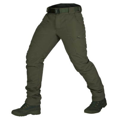 Зимние штаны SoftShell Олива