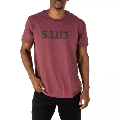 Футболка з малюнком "5.11 Tactical Legacy Tonal" Burgundy Heather