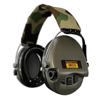 Активные наушники для стрельбы Sordin Supreme Pro-X Headband Green (75302-X-S)