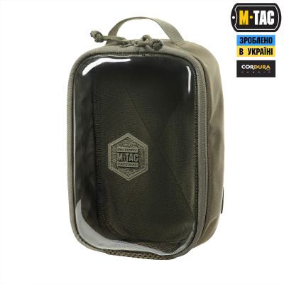 Органайзер утилитарный прозрачный M-Tac Elite Small Gen.II Олива (Темная)