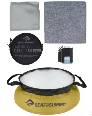 Набір для миття посуду Sea to Summit Camp Kitchen Clean-up Kit – Олива