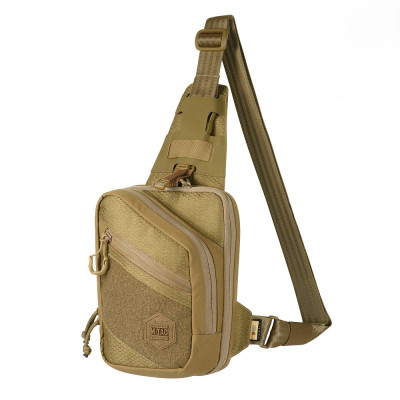 Сумка M-Tac Sling Pistol Bag Elite Hex с липучкой. Койот
