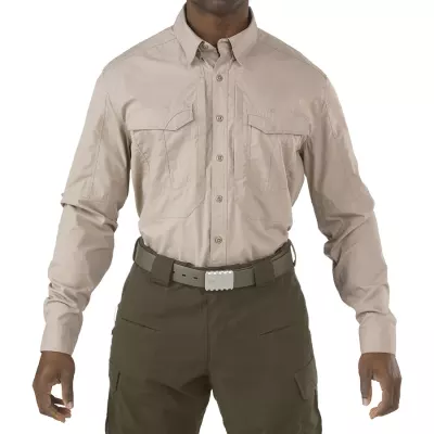 Сорочка тактична "5.11 Tactical® Stryke® Long Sleeve Shirt" Silver Tan