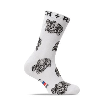Носки R3ICH "Skull Operator" 41-45. Белый