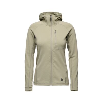 Жіноча флісова кофта з рукавом реглан Black Diamond W Coefficient Hoody, Pine Smoke