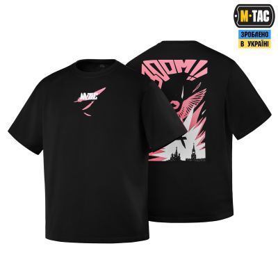 Футболка M-Tac Flamingo Cotton Hard Чорна, black, чорний