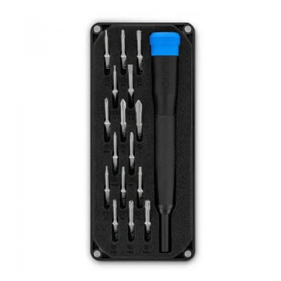 Набір викруток для iPhone, iFixit Minnow Precision Bit Set 16 насадок. Чорний/Блакитний