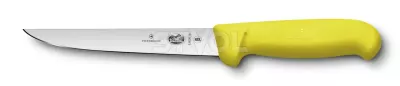 Ніж Victorinox кухонний обваловувальний Fibrox 15 см, жовтий, клинок 150 мм