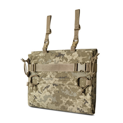 Каремат для сидіння розкладний потрійний. Cordura 500D. Піксель (мм-14)