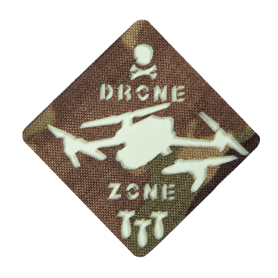 Патч Camotec Dron Zone Multicam/Люмін