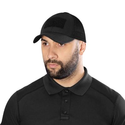 Czapka (bejsbolówka) Camotec Tactic Mesh Rip-Stop Stretch. Czarna