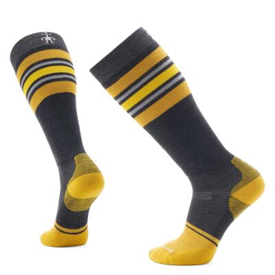 Мужские носки Smartwool Snowboard Targeted Cushion Stripe Extra Stretch OTC, Charcoal