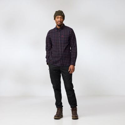 Сорочка чоловіча Fjällräven Övik Flannel Shirt, Dark Navy