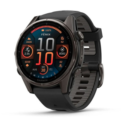 Смарт-годинник Garmin Fenix 8 Amoled 43 mm. Чорний