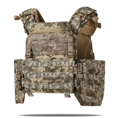 Плитоноска улучшенная (PRO) с увеличенными камербандами | под бронеплиты 25х30 см. Пиксель (мм-14) Плитоноска улучшенная (PRO) с увеличенными камербандами | под бронеплиты 25х30 см. Пиксель (мм-14)