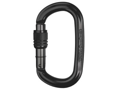 Карабін з муфтою Singing Rock Ozone Screw Black