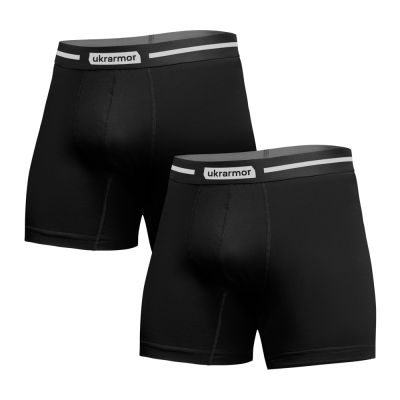 Труси чоловічі "Soldier's Boxer" Gen 2 (2 шт.). Матеріал Charged Cotton. Чорні