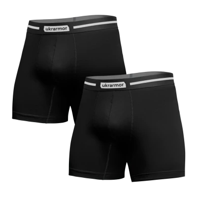 Труси чоловічі "Soldier's Boxer" Gen 2 (2 шт.). Матеріал Charged Cotton. Чорні