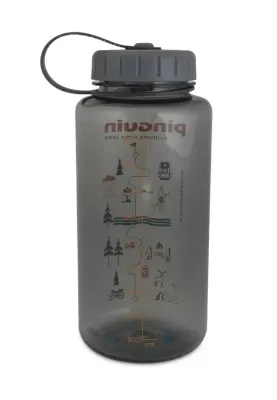 Фляга Pinguin Tritan Fat Bottle – Темно-сіра