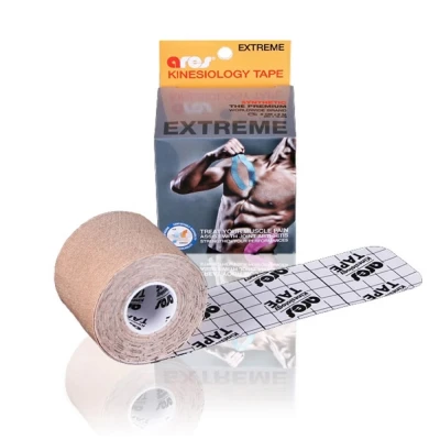 Кинезио тейп Ares Extreme. Эластичная лента 5 см х 5 м. Телесный Кинезио тейп Ares Extreme. Эластичная лента 5 см х 5 м. Телесный