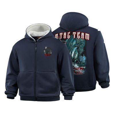 Кофта M-Tac Hoodie The Way бавовна Hard, Indigo Blue