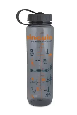 Фляга Pinguin Tritan Slim Bottle BPA-free, 1 л – Темно-сіра