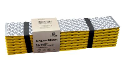 Коврик кемпинговый, каремат Base Camp Expedition IXPE, 185x55x1.5см, Yellow