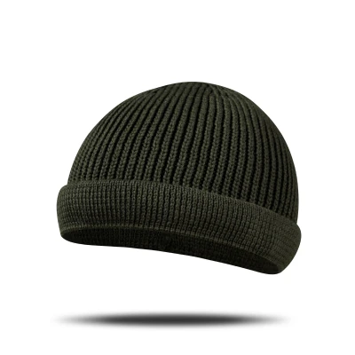Шапка в’язана Docker Hat. Cotton and wool. Olive Шапка в’язана Docker Hat. Cotton and wool. Olive