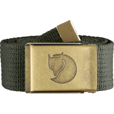 Ремінь Fjällräven Canvas Brass Belt 4cm, Mountain Grey